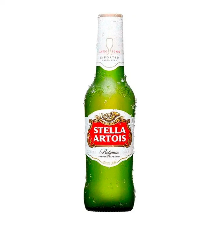 Cerveza stella artois 355 ml